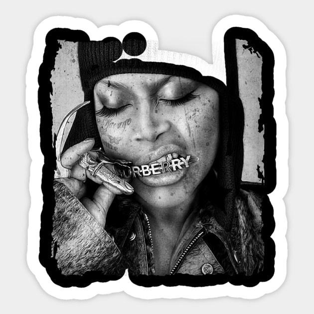 Erykah badu Sticker by WHITE ANGEL STUDIO